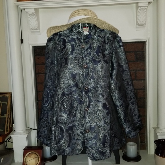 Beautiful blue jacket - Picture 1 of 8